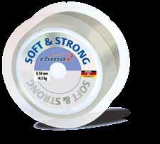 Soft & Strong Lines Monofilament The most solid and reliable fresh and salt water lines can be found in this program.