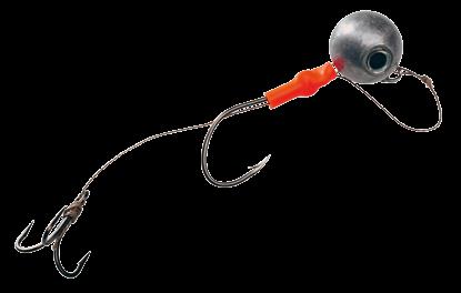 Heads with 30g+ 60g are with 7x7 steel and triple hook (load capacity: 5kg / 10kg) HARDMONO HOOK LEADER A natural bait rig made