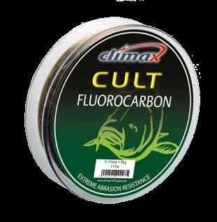 CULT FLUOROCARBON Just for mainline or rig making the brand new CULT Fluorocarbon is without doubt the ideal line to use.