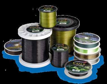 Monofilament lines 8 High-Tech made of carbon, hydrogen & air Monofilament fishing lines are made from polyamide (nylon) pellets, which are liquefied in an extruder and subsequently pressed through
