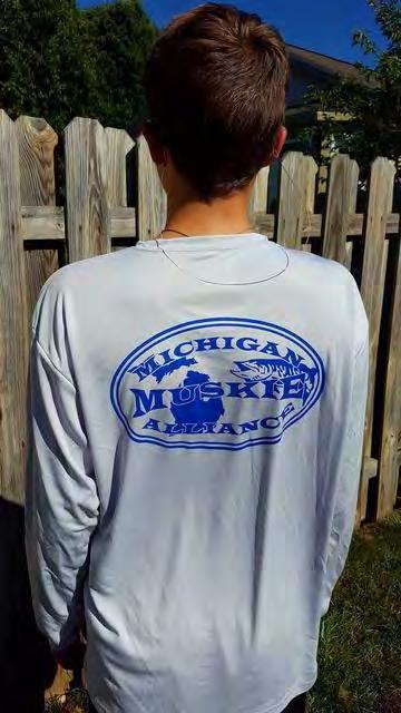 Michigan Muskie Alliance Performance Fabric Long Sleeve Shirts Keep cool and protect yourself from the sun with this performance fabric custom MMA long sleeve shirt.