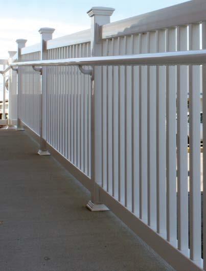 VINYL ADA HANDRAILING FOR RAMPS AND STAIRS Single Family, Multi-family or Commercial Applications