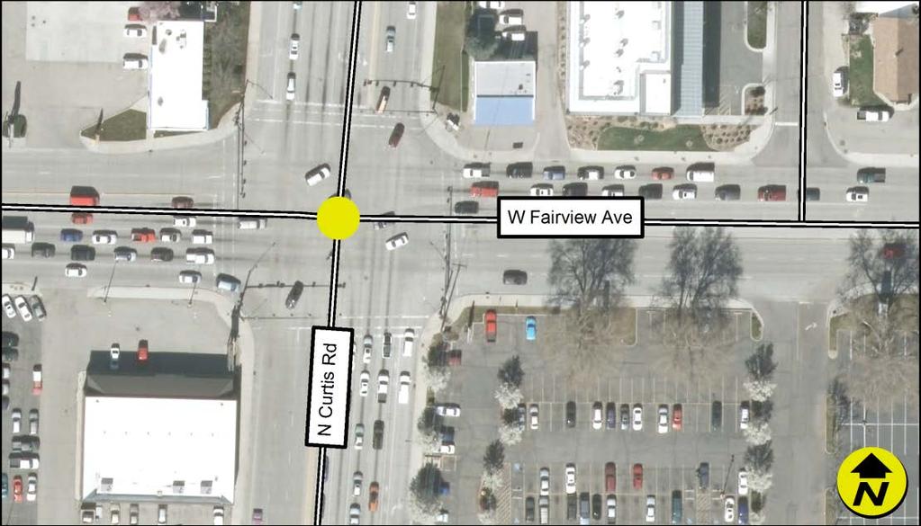 Project Name Fairview Ave / Curtis Rd APS Project Purpose Date Scoped 7/31/17 Enhance the intersection of Fairview and Curtis to bring it to current GIS Number IN217-10 ADA standards.