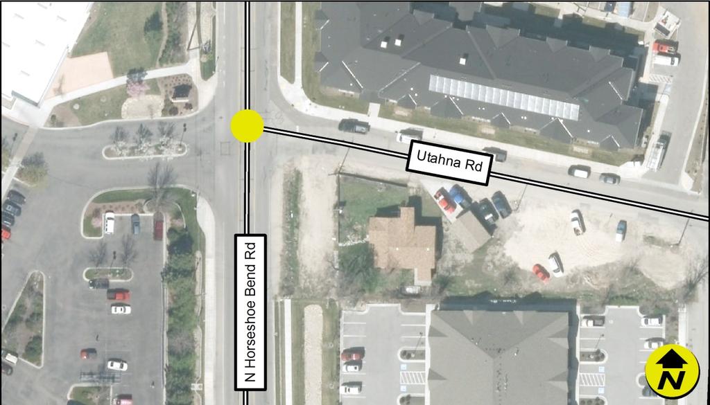 Project Name Horseshoe Bend Rd / Utahna Rd (Pedestrian Crossing) Project Purpose Date Scoped 7/17/17 Improve safety by enhancing a pedestrian crossing to provide better GIS Number CM217-43 access to