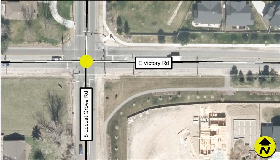 Project Name Victory Rd / Locust Grove Rd Project Purpose Date Scoped 7/11/17 Improve traffic flow in accordance with the 2016 Capital GIS Number IN215-06 Improvements Plan.
