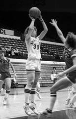 1,541 career points and seventh all time with 661 career rebounds. Along with being a strong inside scorer and rebounder, Miller was one of the best shooters in NU history, connecting on 79.