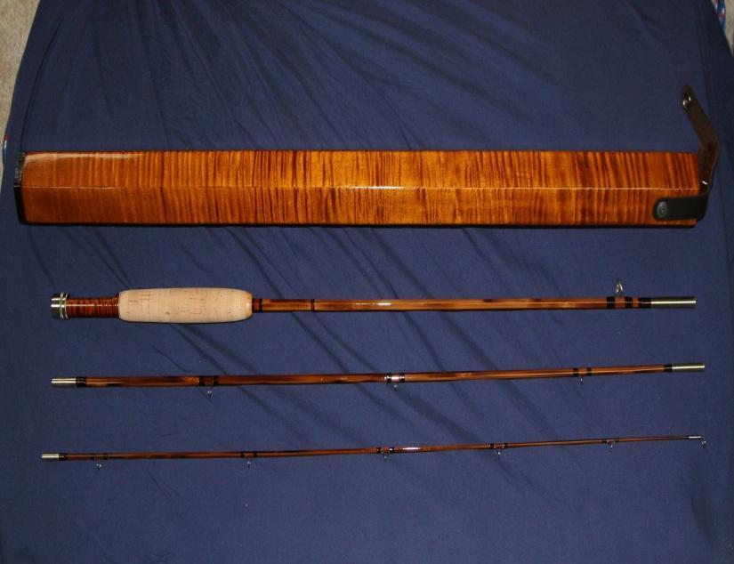 Bamboo rod Ken Nichols has lovingly constructed a custom bamboo rod and donated it to our Chapter.