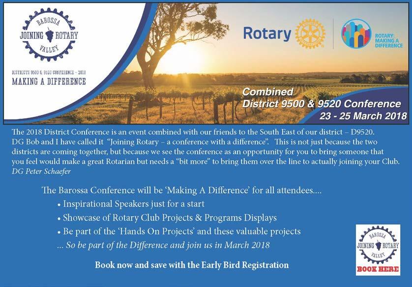 ROTARY CLUB OF PLAYFORD IN-ACTION After hearing about a heart attack at a local sporting complex we decided that we should do something about it.