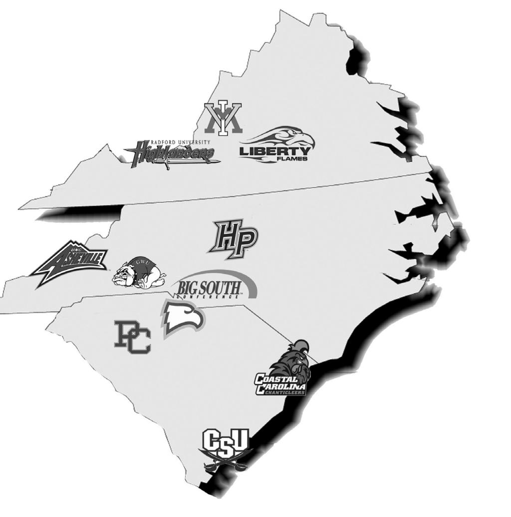 In 2006-07 alone, the Big South was the only Conference nationwide to have an at-large participant in the football playoffs (Coastal Carolina), a team in the Second Round of the NCAA Men s Basketball