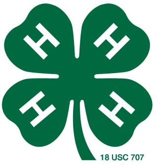 About 4-H Motto To Make the Best Better Emblem The 4-H emblem is the four-leaf clover with the letter H on each leaf, standing for head, heart, hands and health.