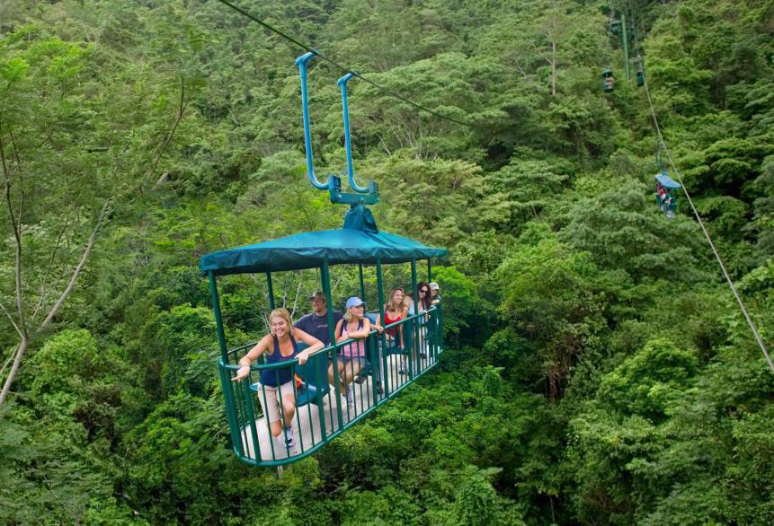 This is a wonderful way of viewing the rainforest from above, whilst mixing nature with adventure.