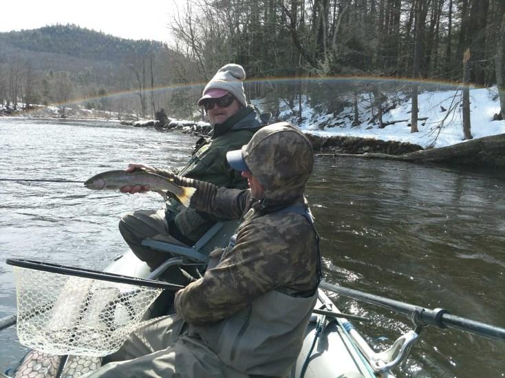 The Harrison brothers (Tom and Dan) book approximately 250 trips each, per year. Their collected knowledge of the rivers and the fish that inhabit them, rainbows, brown, pike, etc., is impressive.