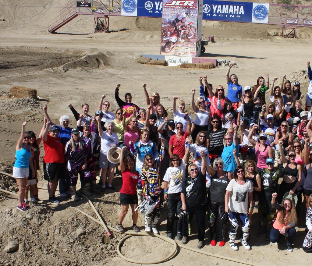 P94 We were thrilled to have so many girls show up to race today, said event coordinator and former head of the Women s Motocross Association, Miki Keller.