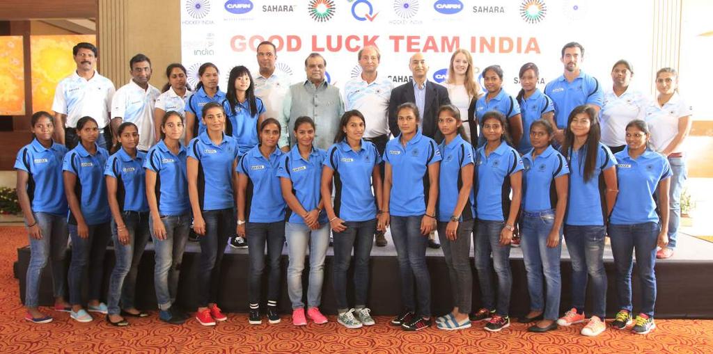 Good Luck dinner for the Indian Men and Women team ahead of their