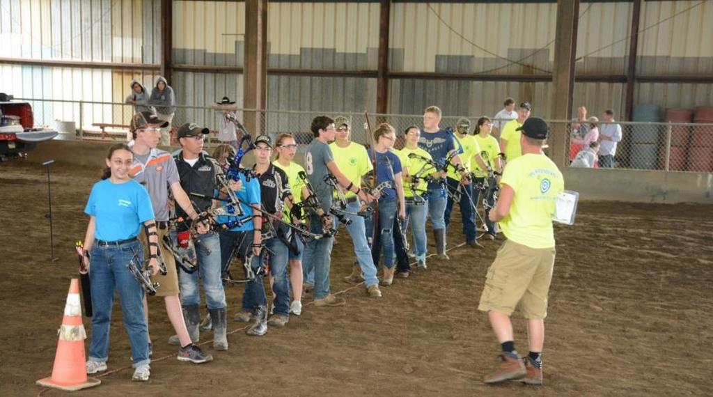 4-H ARCHERY COMPETITION SUNDAY AFTER HORSE HALTER Exhibitors must be in a 4-H Archery Club 1.
