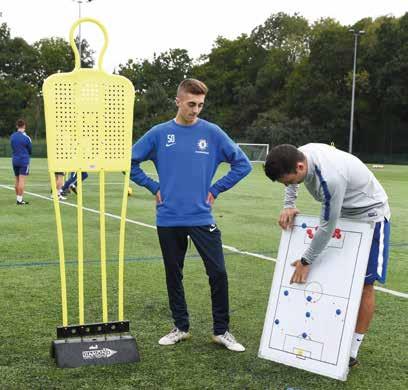 League champions Chelsea Football Club. Alongside their football training, players can choose to improve their English language skills with a dedicated team of professional English teachers.