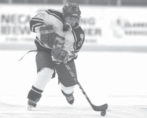 " JUNIOR YEAR (2006-07) Named Clarkson s Most Valuable Player Switched to a defensive role on the blueline after starring up front as a forward through her fi rst two seasons Posted 16 points,