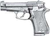 BERETTA Armi Beretta SpA, Italy In 1976, Beretta introduced three new models, numbered 81, 84, and 92, and chambered for the.32in ACP,.380in Auto, and 9mm Parabellum rounds, respectively.