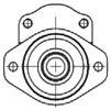 Note: In case of combination inlets, with the code C is respected following sequence of inlets and outlets: For clockwise and reverse gear pump, in direction clockwise For anti-clockwise gear pump,