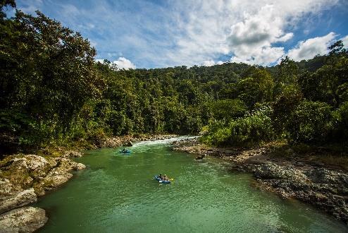 Uncover experiences, from the stimulating white-water rafting and zip