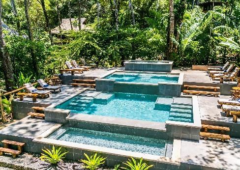 Endless small coves and beaches, fresh-water lagoons, and miles of hiking trails that wind through the rainforest make this the perfect spot to simply relax all day or