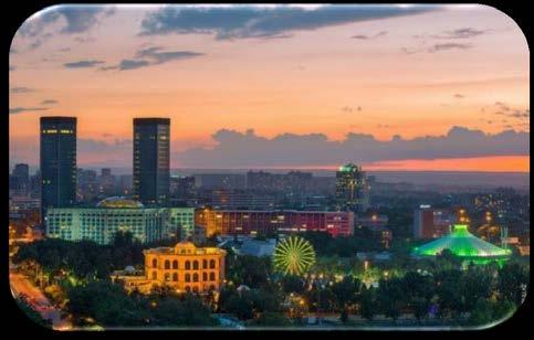3.3 Host City Almaty Almaty is the largest city of Kazakhstan located on the South-East of the Republic of Kazakhstan in the foothills of Zailisky Alatau.
