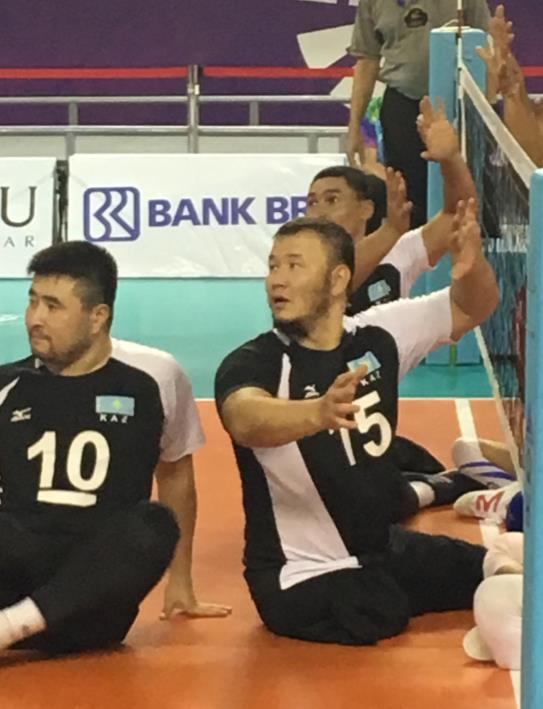 Athlete Feature - Erik Kaskabayev (#No 15) By Laurent Torrecillas The 32 years old Kazakhstan setter started playing sitting volleyball in 2002 when he was 16.