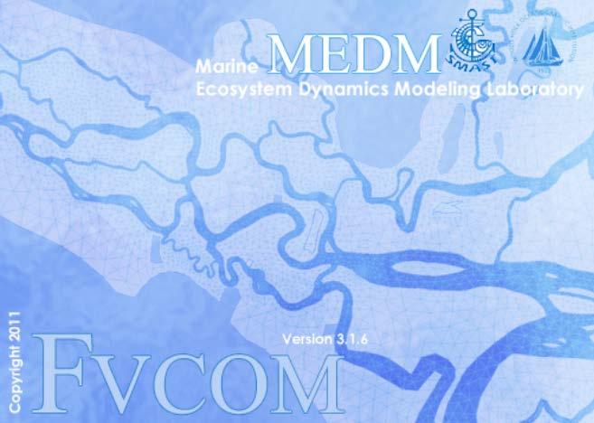 Finite Volume Community Ocean Model (FVCOM) 1. Three-dimensional fully coupled ice-ocean-wave-sedimentecosystem model 2.