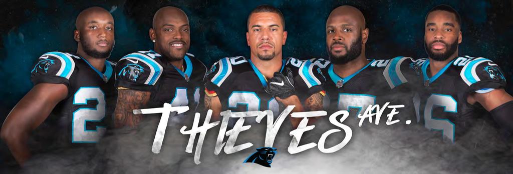 PICKED OFF Over the past two seasons, Carolina's secondary, known as Thieves Avenue, has recorded 41 interceptions, the most in the NFL.