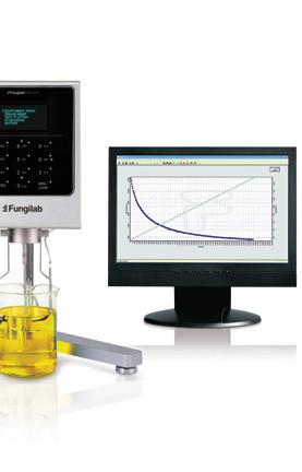 Rotational viscometers Premium series FUNGILAB DATA BOSS Software Control software Establishing viscosity programs, documenting the procedure and the results in real time are some of the options