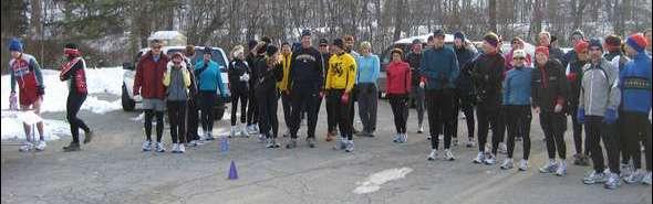 MHRRC 13 th Annual Recover from the Holidays 50K January 5, 2007 Results and year-to-year comparisons Photos courtesy John Holt and Poughkeepsie Journal Location: Norrie Point, Staatsburg, NY Course: