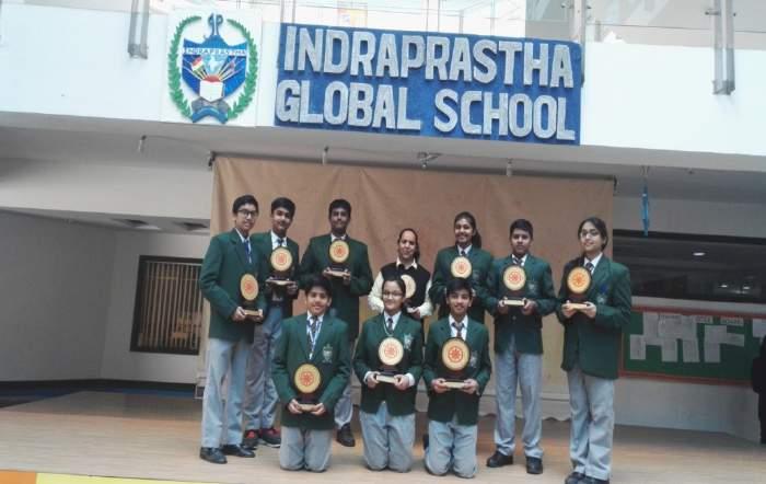 2015and secured the first position in the interschool competition Hasya Kavita ki Jugal-Bandi. ASN Sr.