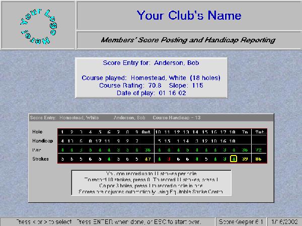 To Run SCOREKEEPER in Members Mode - Launch ScoreKeeper. A window appears offering Members mode or Normal mode. Select Members mode and click <OK>.