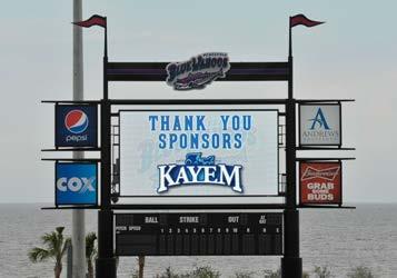Game Sponsorship A game day sponsorship is the most comprehensive of our sponsorship packages, it is literally a chance to have a three-hour commercial in the ballpark Tailor any game sponsorship to