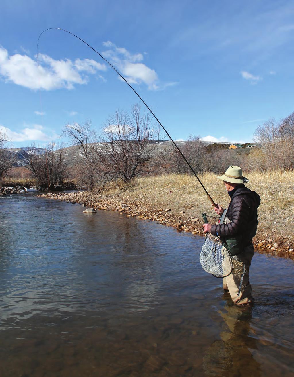 George Hunker guided the author, a perpetual fly-fishing beginner, to her first catch with tenkara, a