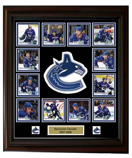 VANCOUVER CANUCKS UNSIGNED VIRTUAL LOGO PRINT Vancouver