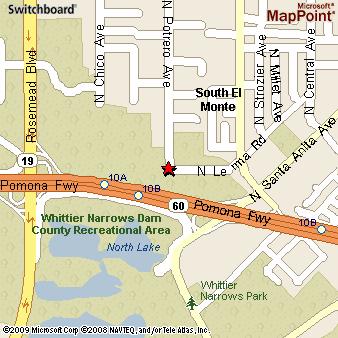 WHITTIER NARROWS 1202 North Potrero Avenue, South El Monte, CA 91733 FROM THE 10 FWY B EXIT ROSEMEAD - GO SOUTH ABOUT 1.