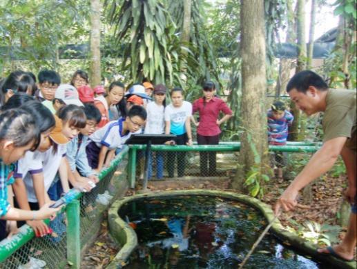The SOS Programme has been operated by WAR since December 2011, under cooperation with the Ho Chi Minh City Department of Education and Training and Forest Protection Department in order to educate