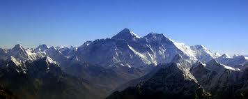 Mt. Everest is located on the border between Nepal and Tibet