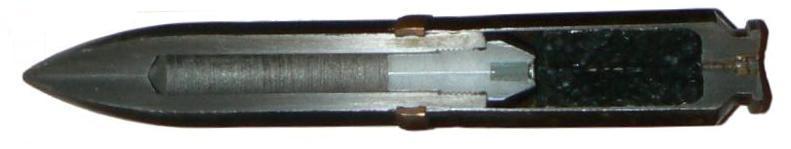 Weight of shell 500 ± 7 grams. Fuze dummy : 3 cm Bodenzünderersatzstück 1592 (3 cm Basefuze replacement screw 1592).