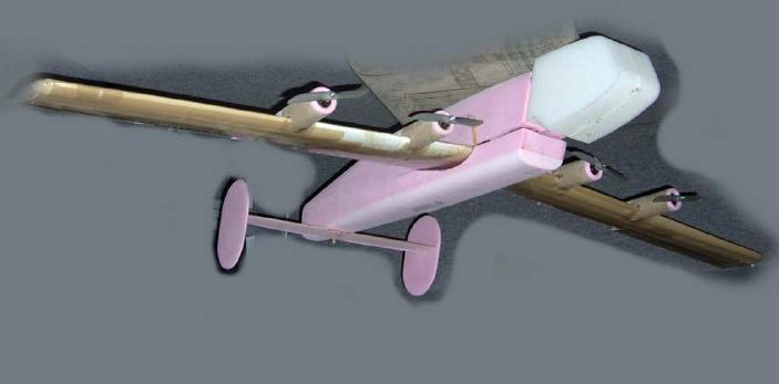 Mick Harris was the first to fly with his Corsair, but unfortunately this model has poor flying qualities and was found by Mick and Dick Bartkowski to be almost un-flyable. It looked neat though.