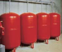Flexcon expansion vessels are supplied ex works with the nitrogen pre-pressure specified by the customer.