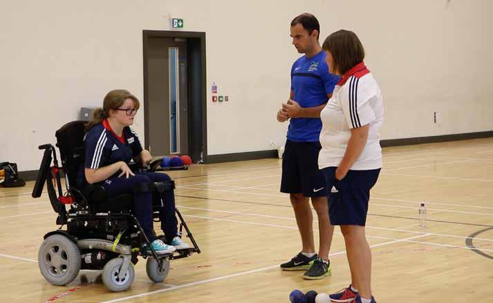 Boccia The Northern Ireland programme was successfully implemented during the year, including the organisation and delivery of: Monthly training sessions for the Northern Ireland Squad The Northern