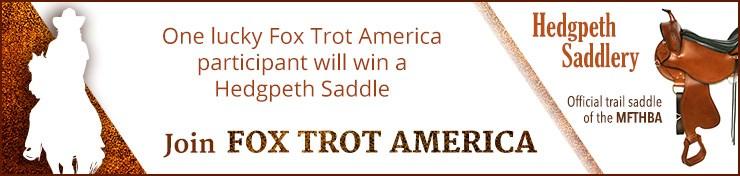 FOX TROTTIN TI MES UPCOMING BAFTA TRAIL RIDE TO BE A MFTHBA RIDE FOR POINTS!