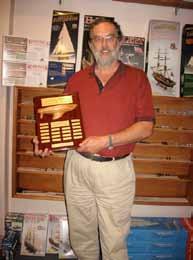 Page 5 of 5 NEW TROPHY INTRODUCED The Float-a Boat Trophy assembly line was hard at it again with a new trophy presented to the Lilydale Radio Yacht Club.