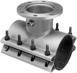 Specifications Ford All Stainless Tapping Sleeve with Removable Bolts and 360 Gasket Style FTSS Ford FTSS Tapping Sleeves have a heavy gauge stainless steel body with removable bolts.