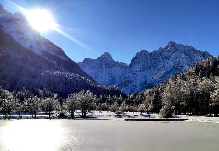 Lake JasNa below the Vršič The name ICE TROPHY itself promises something mystic and magical.