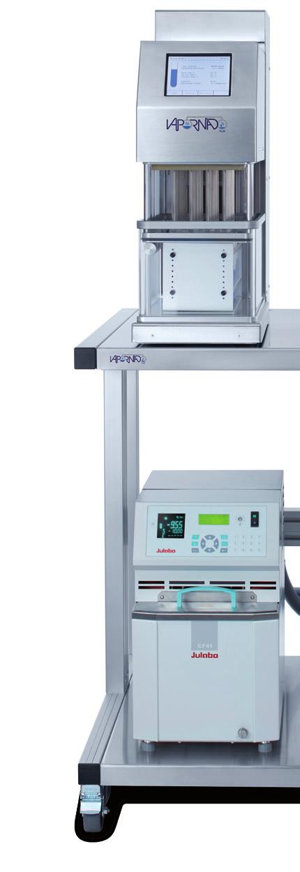 FAST EVAPORATION BY BLOWING-DOWN... The VAPORNADO Plus blow-down system is an innovative and efficient instrument for the evaporation of samples and fractions at normal pressure.
