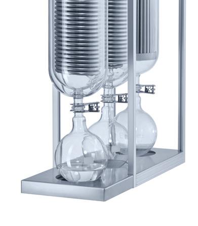 GENTLE EVAPORATION AT LOW TEMPERTURE EFFICIENT evaporation PERFORMANCE The height of the blow-down unit of the VAPORNADO Plus is controlled in a way that the distance of the blow in tubes is held