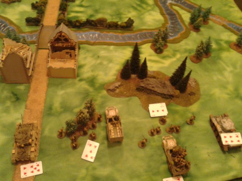 Skirmish Action AAR: Ruhr 1945 By Russ Lockwood This tidy little 1945 scenario for Skirmish Action (SA) comes courtesy of Dennis Shorthouse, whose figures and terrain make for a good-looking WWII